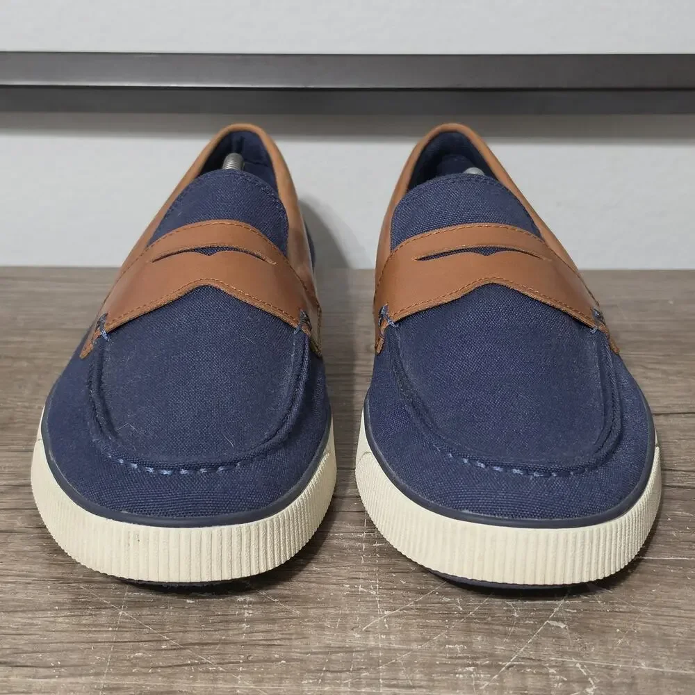Cole Haan Nantucket 2.0 Men's Slip-On Penny Loafers Shoes Size 11.5 Blue